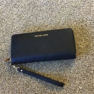 Michael Kors Black Wristlet Wallet